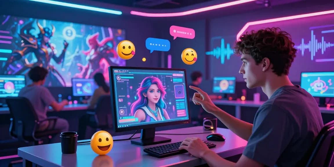 Engaging AI NSFW chat experience with interactive avatars in a vibrant digital environment.