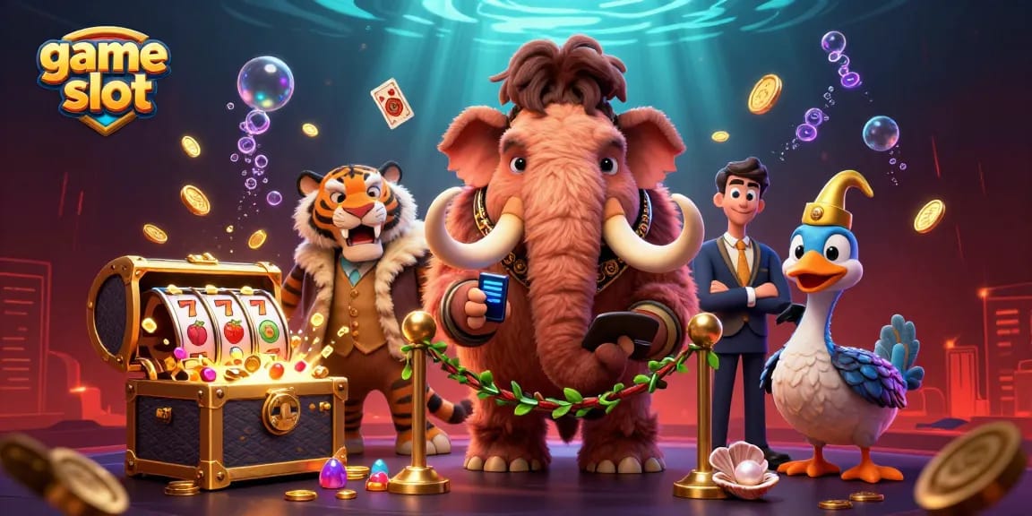Engaging scene showcasing a game slot theme with a vibrant array of characters and slot elements.