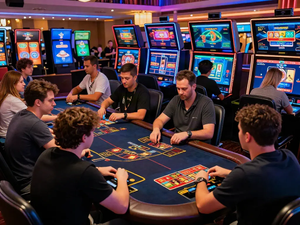 Engaging online gaming experience at SIN88 nhà cái with diverse players enjoying live casino games.
