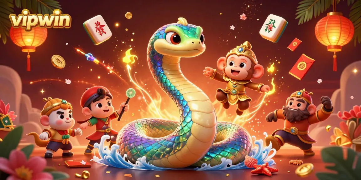 Experience exciting gameplay with vipwin, featuring vibrant characters and colorful casino elements.