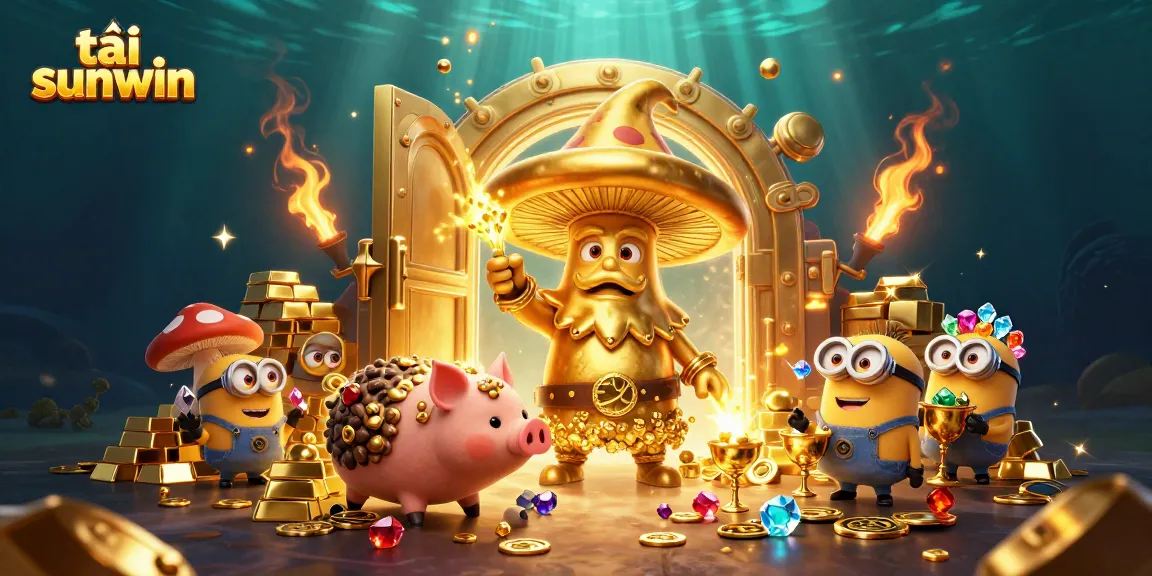 Experience the thrill of winning as you tải sunwin and discover treasures in this vibrant 3D casino scene.
