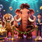 Engaging scene showcasing a game slot theme with a vibrant array of characters and slot elements.
