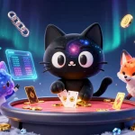 Engage with kèo nhà cái hôm nay and vibrant cosmic casino elements featuring playful characters and cryptocurrency.