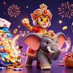 Experience the excitement of go88u with a colorful slot game, coins, and exotic characters.