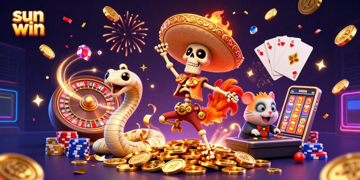 Experience thrilling wins on sun win with dynamic gameplay and vibrant casino elements.