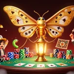 Dive into the thrilling world of go88w, with dynamic casino scenes and rich, vibrant elements showcasing poker excitement.