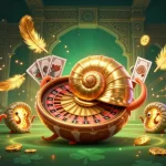 TR88 captivates gamblers in a vibrant scene with a giant nautilus roulette and glowing ammonite companions.