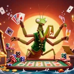 Experience the thrill of NK88's gaming adventure featuring a vibrant casino atmosphere with engaging characters.