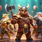 UU88 players engaging in thrilling betting experiences with Viking-themed casino elements.